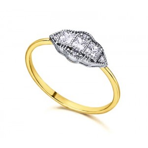 ANILLO COMPROMISO CON DIAMANTES