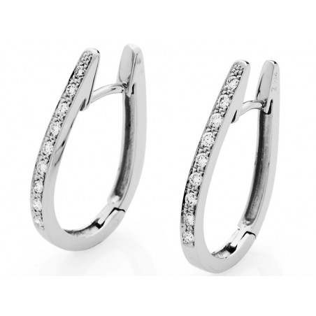 PENDIENTES AROS DIAMANTES