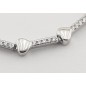 PULSERA CORAZONES PLATA