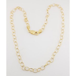 COLLAR PLATA / BAÑO ORO AMARILLO