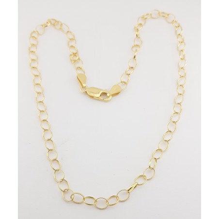 COLLAR PLATA / BAÑO ORO AMARILLO