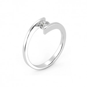 ANILLO COMPROMISO CON DIAMANTES