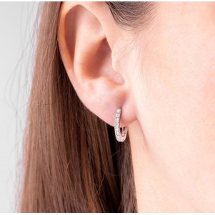 PENDIENTES AROS CIRCONITAS MUJER