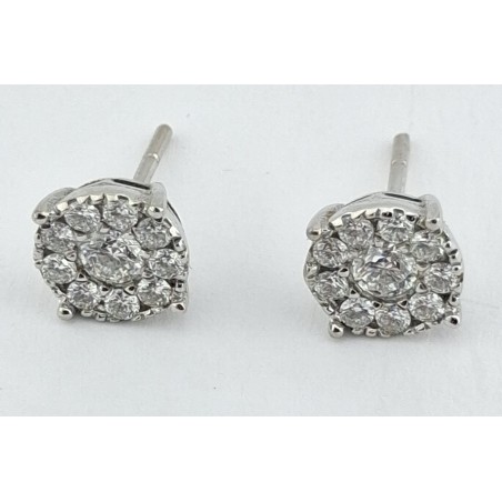 PENDIENTES MUJER CON DIAMANTES