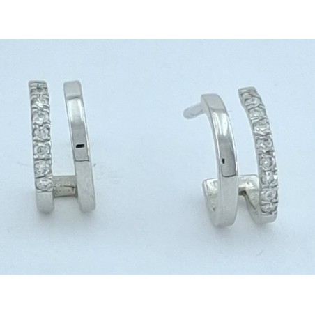 PENDIENTES MUJER CON DIAMANTES
