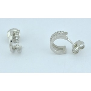 PENDIENTES MUJER CON DIAMANTES