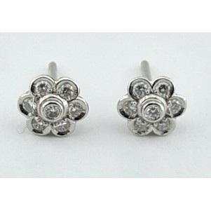 PENDIENTES MUJER CON DIAMANTES