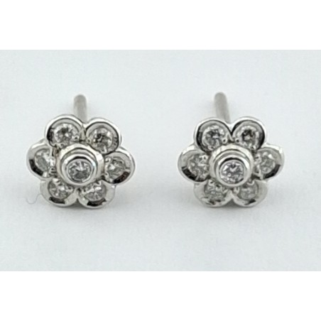PENDIENTES MUJER CON DIAMANTES