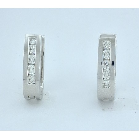 PENDIENTES MUJER CON DIAMANTES