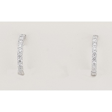 PENDIENTES AROS CON DIAMANTES