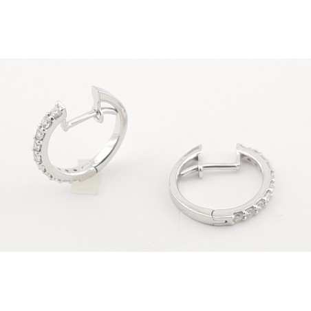 PENDIENTES AROS CON DIAMANTES