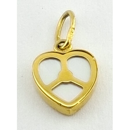 COLGANTE CORAZÓN NACAR