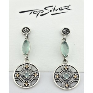 PENDIENTES TOP SILVER MUJER