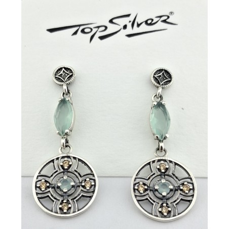 PENDIENTES TOP SILVER MUJER