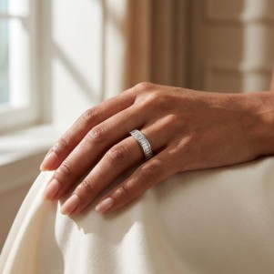 ANILLO COMPROMISO CON DIAMANTES