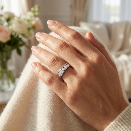 ANILLO COMPROMISO CON DIAMANTES