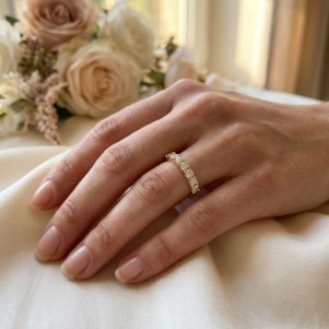 ANILLO COMPROMISO CON DIAMANTES LOMÏCO