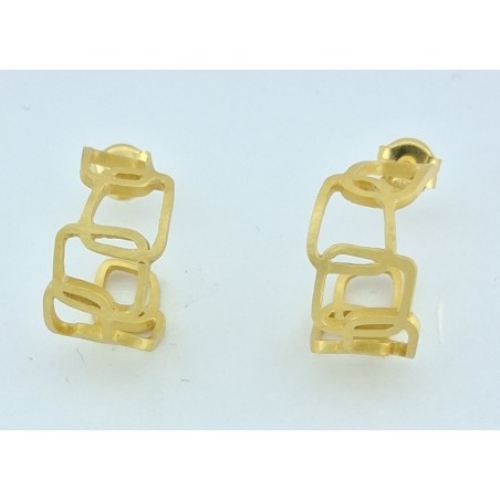 PENDIENTES DOA MUJER  RECTANGULOS IRREGULARES
