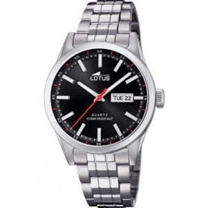 RELOJ LOTUS HOMBRE CLASIC ESFERA NEGRA   18670/4