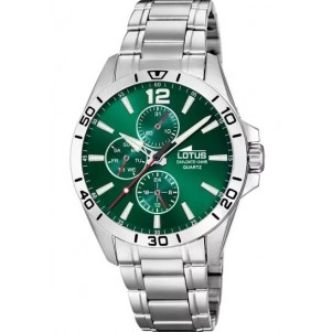 RELOJ LOTUS HOMBRE MULTIFUNCION ESFERA VERDE 18812