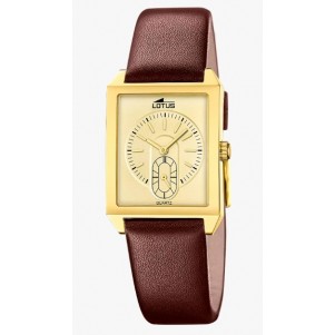 RELOJ LOTUS HOMBRE SQUARE SERIES DORADO  19079/2
