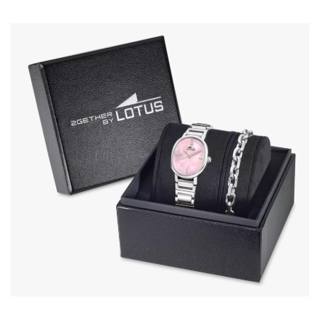 RELOJ LOTUS MUJER 2GETHER ESFERA ROSA OVAL 19012/2