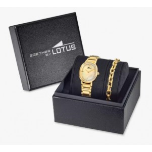 RELOJ LOTUS MUJER 2GETHER DORADO OVAL 19013/2