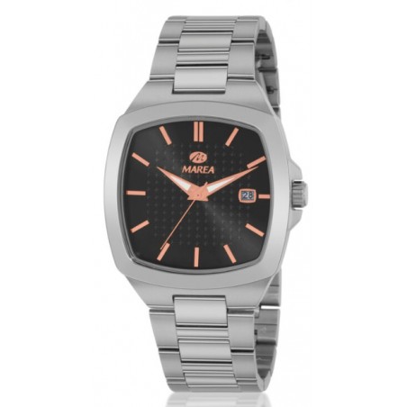 RELOJ MAREA HOMBRE ESFERA NEGRA CON ROSE  B36219/1