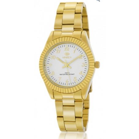RELOJ MAREA MUJER DORADO ESFERA BLANCA  B41251/3
