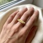 ANILLO DOA MUJER DOBLE BARRA CON DIAMANTE
