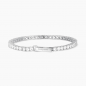 Pulsera Mabina Tennis Club para Mujer en Plata Rodiada y Circonitas Blancas