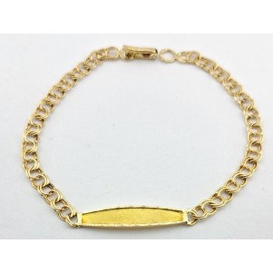 PULSERA NOMEOLVIDES EN ORO 18KILATES