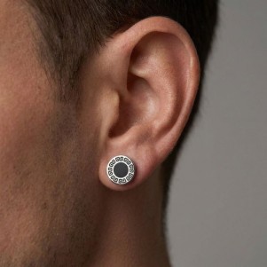 PENDIENTES LOTUS HOMBRE