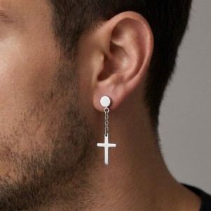 PENDIENTES LOTUS HOMBRE