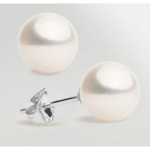 PENDIENTES PERLA CULTIVADA 10,50MM ORO BLANCO