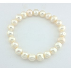 PULSERA MUJER EN PERLAS AGUA DULCE BARROCAS