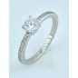 ANILLO MUJER PLATA CON CIRCONITAS BLANCAS