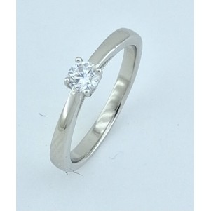 ANILLO MUJER PLATA SOLITARIO CIRCONITA BLANCA 