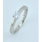 ANILLO MUJER PLATA SOLITARIO CIRCONITA BLANCA 