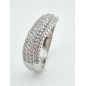 ANILLO MUJER PLATA CON CUATRO TIRAS CIRCONITAS 