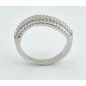 ANILLO MUJER PLATA CON CUATRO TIRAS CIRCONITAS 