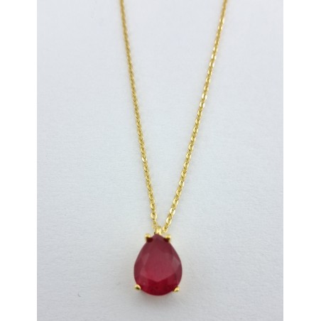 COLLAR MUJER EN PLATA 925MLS  BAÑO EN ORO AMARILLO