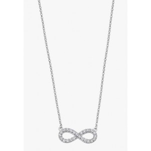 COLLAR INFINITO PLATA CIRCONITAS LOTUS LP1859-1/1