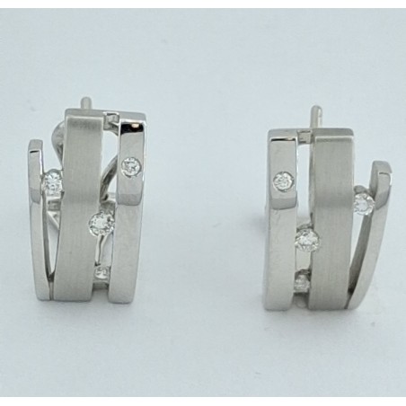 PENDIENTES MUJER CON DIAMANTES