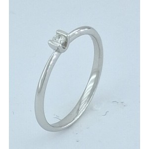 ANILLO COMPROMISO CON UN DIAMANTE 0,05