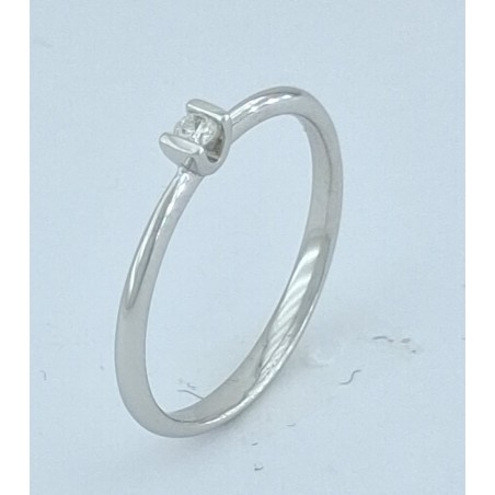 ANILLO COMPROMISO CON UN DIAMANTE 0,05