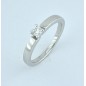 ANILLO COMPROMISO CON UN DIAMANTE 0,17