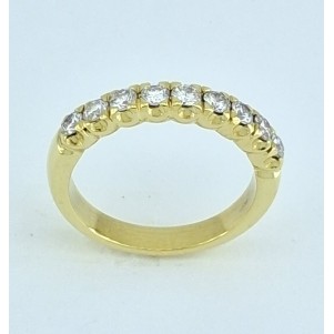 ANILLO COMPROMISO CON DIAMANTES 0,57 QUILATES
