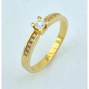 ANILLO COMPROMISO CON DIAMANTES (0,14)
