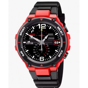Smartwatch Lotus 50024/1 con gps, correa de caucho